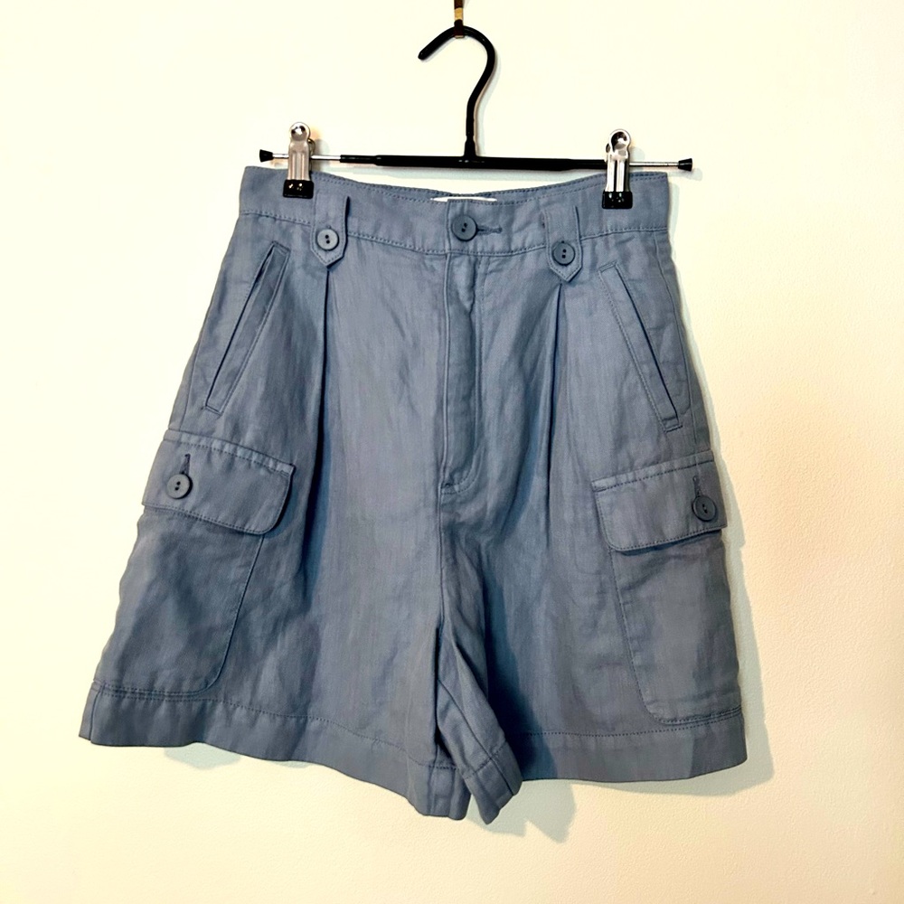Joie Linen Blend Shorts Sz 00/24